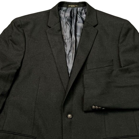 John Varvatos USA Blazer Mens 46R Gray Suit Jacket - Picture 2 of 10